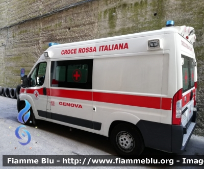 Fiat Ducato X250
Croce Rossa Italiana
Comitato di Genova
Allestimento Mobitecno
Sigla radio: GE 1002
CRI 573 AC
Parole chiave: Fiat Ducato_X250 Ambulanza