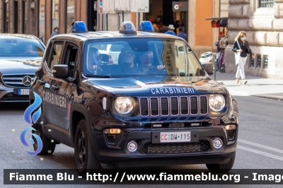 Jeep Renegade restyle
Carabinieri
Allestimento FCA
CC DW 115
Parole chiave: Jeep Renegade_restyle CCDW115