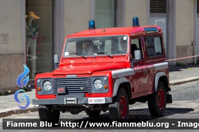 Land Rover Defender 90
Vigili del Fuoco
Comando Provinciale di Roma
Colonna Mobile Regionale
VF 22687
Parole chiave: Land-Rover Defender_90 vf22687
