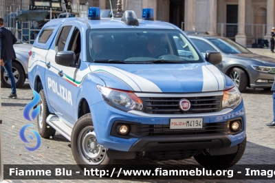 Fiat Fullback
Polizia di Stato
Allestimento NCT Nuova Carrozzeria Torinese
POLIZIA M4194
Parole chiave: Fiat Fullback POLIZIAM4194