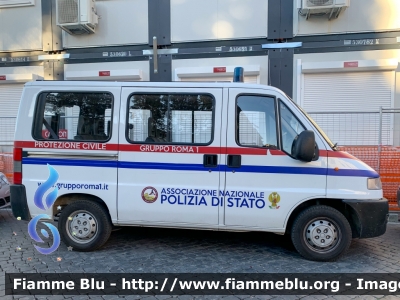 Fiat Ducato II serie
Associazione Nazionale Polizia di Stato
Nucleo Protezione Civile
Sezione di Roma
Gruppo Roma I
Parole chiave: Fiat / Ducato_IIserie /