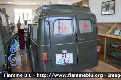Fiat 1100 BLR
Esercito Italiano
Ambulanza storica esposta al Museo Storico della Motorizzazione Militare-Roma Cecchignola
EI VS 051
Parole chiave: Fiat 1100_BLR EIVS051