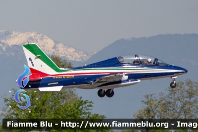Aermacchi MB339PAN
Aeronautica Militare Italiana
313° Gruppo Addestramento Acrobatico
Inizio Stagione Acrobatica 2019
Pony 1
Parole chiave: Aermacchi MB339PAN