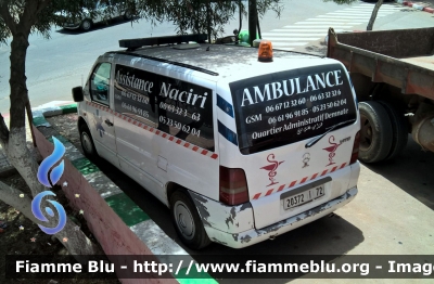 Mercedes-Benz Vito
المملكة المغربية - ⵜⴰⴳⴻⵍⴷⵉⵜ ⵏ ⵍⵎⴻⵖⵔⵉⴱ - Regno del Marocco
 Assistance Naciri
Parole chiave: Ambulanza
