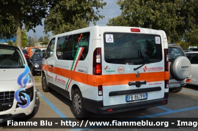 Renault Trafic III serie
Associazione Volontari SOS Lurago D'Erba (CO)
Trasporto Sanitario Semplice
Parole chiave: Renault Trafic_IIIserie Reas_2016