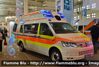 Volkswagen Transporter T6
Corpo Volontari Ambulanza
Valdivedro - Varzo 
Allestita EDM
Parole chiave: Volkswagen Transporter_T6 Ambulanza