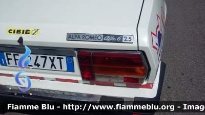Alfa-Romeo 6
Safety Car presso il circuito di Francorchamps
2 esemplari di cui uno solo esistente 
Attualmente di proprietà di un privato
Allestita nel bagaglio con kit medico e primo soccorso più estintore.

Particolare targhetta nome.
Parole chiave: Alfa-Romeo 6