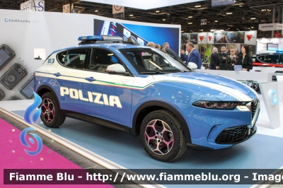  Alfa-Romeo Tonale 
Polizia di Stato
Squadra Volante
Allestimento FCA
Esposto alla MILIPOL di Parigi 2023 
Parole chiave:  Alfa-Romeo Tonale 