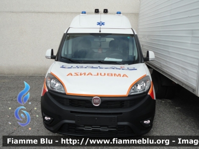 Fiat Doblò IV serie 
First Aid One Italia
Brescia
Trasporti sanitari
Parole chiave: Fiat Doblò_IVserie Ambulanza reas_2019