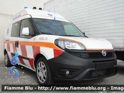 Fiat Doblò IV serie 
First Aid One Italia
Brescia
Trasporti sanitari
Parole chiave: Fiat Doblò_IVserie Ambulanza reas_2019