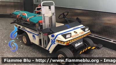 Rescue Cart
Veicolo in servizio presso il Terminal 1 dell'aeroporto di Milano Malpensa
Allestimento EDM Forlì
Parole chiave: Rescue Cart