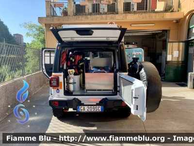 Jeep Wrangler Rubicon JL
ANPAS comitato regionale Liguria
Soccorsi speciali
Allestita Ambitalia 
Particolare del portellone posteriore
Parole chiave: Jeep Wrangler_Rubicon_JL Ambulanza
