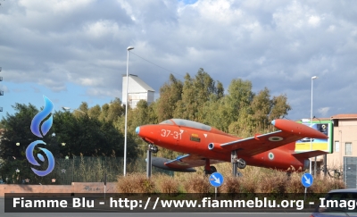 Aermacchi MB-326
Aeronautica Militare Italiana
41° Stormo ANTISOM
Monumento presso l'aeroporto di Catania Fontanarossa
MM 54245
Parole chiave: Aermacchi MB-326