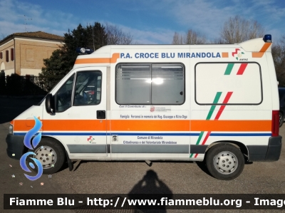 Fiat Ducato III serie
Pubblica Assistenza Croce Blu Mirandola
Allestimento Aricar
Ex ambulanza ora Unità Supporto Logistico
"PICO 5"
"MOMI05"
Parole chiave: Fiat Ducato_IIIserie