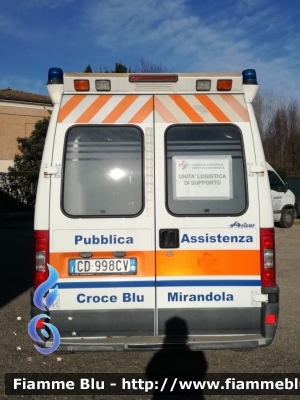 Fiat Ducato III serie
Pubblica Assistenza Croce Blu Mirandola
Allestimento Aricar
Ex ambulanza ora Unità Supporto Logistico
"PICO 5"
"MOMI05"
Parole chiave: Fiat Ducato_IIIserie