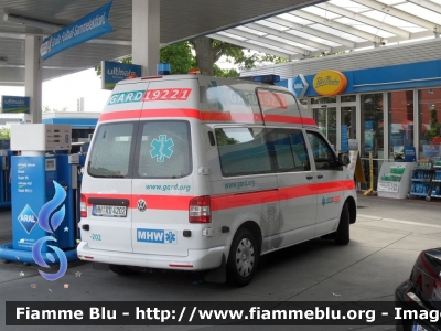 Volkswagen Transporter T5
Bundesrepublik Deutschland - Germany - Germania
GARD Gemeinnützige Ambulanz und Rettungsdienst Hamburg
Parole chiave: Ambulanza Ambulance Volkswagen Transporter_T5