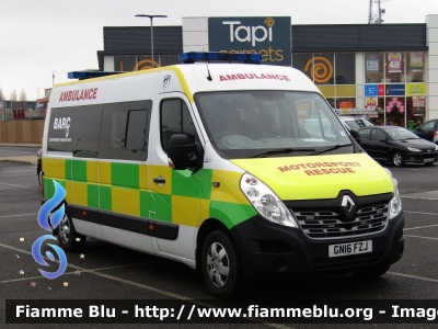 Renault Master V serie
Great Britain - Gran Bretagna
BARC Motorsport Rescue
Parole chiave: Renault Master_Vserie Ambulance Ambulanza