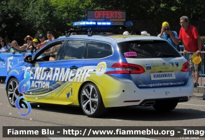 Peugeot 308 
France - Francia
Gendarmerie Nationale
Veicolo campagna di reclutamento Tour de France 2016
