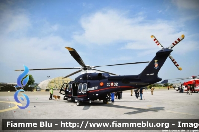 Agusta Westland AW139
Carabinieri
Raggruppamento Aeromobili
Centro Elicotteri di Pratica di Mare (RM)
Fiamma 02
Parole chiave: Agusta-Westland AW139 CC02 Grifone_2022