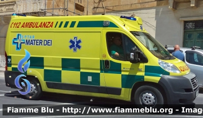 Fiat Ducato X250
Repubblika ta' Malta - Malta
Hospital Mater Dei 
Allestito MAF
Parole chiave: Ambulanza Fiat Ducato_X250