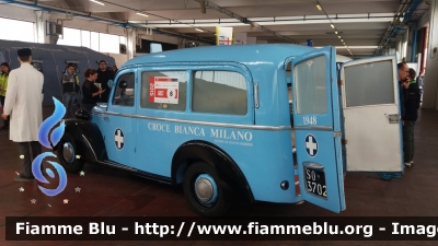 Fiat 1100 BL
Croce Bianca Milano
Sezione di Cesano Maderno
Autoparco storico
Parole chiave: Fiat 1100_BL Ambulanza Reas_2018