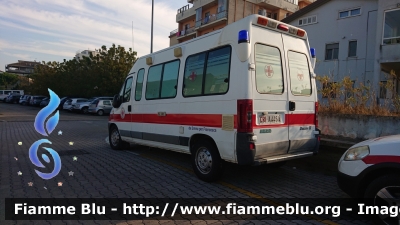 Fiat Ducato II serie
Croce Rossa Italiana
Comitato Locale di Penne
Unità territoriale di Montesilvano
ex ambulanza allestita Bollanti riconvertita a stazione mobile
CRI A446A
Parole chiave: CRIA446A Fiat Ducato_IIIserie