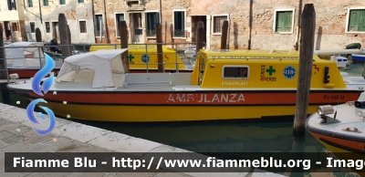 Idroambulanza
Azienda ULSS 12 Veneziana
118 Venezia Emergenza
6V 06974

