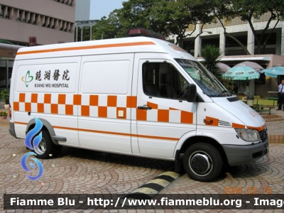Mercedes-Benz Sprinter II serie
中国 - China - Cina
Macau - Kiang Wu Hospital
Parole chiave: Mercedes-Benz Sprinter_IIserie Ambulanza Ambulance