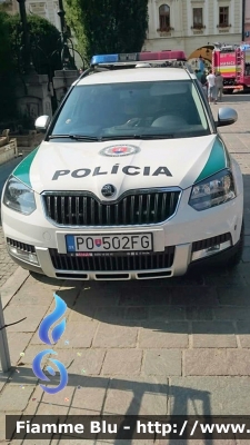 Skoda Yeti
Slovenská republika - Slovacchia
Polícia - Polizia
