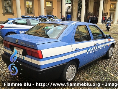 Alfa Romeo 155 II serie
Polizia di Stato
Reparto Mobile
Automezzo Storico
Polizia B8402

Fotografata durante la Festa Della Polizia 2018 della Questura Di Bergamo
Parole chiave: Alfa-Romeo 155_IIserie