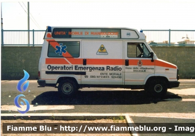 Fiat Ducato I serie
Operatori Emergenza Radio Bisceglie (BT)
Allestimento Grazia
**foto storica**
Parole chiave: Fiat Ducato_Iserie ambulanza