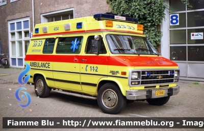 Chevrolet Chevyvan
Nederland - Paesi Bassi
Ambulances Amsterdam GG&GD
