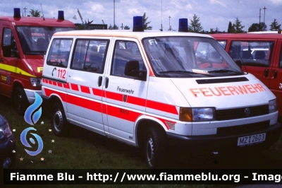 Volkswagen Transporter T4
Bundesrepublik Deutschland - Germany - Germania 
Freiwillige Feuerwehr Mainz
