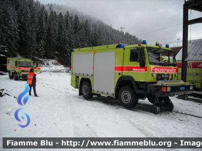 Man TGM 13.250 III serie
Schweiz - Suisse - Svizra - Svizzera
Feuerwehr Rhätische Bahn - Pompieri Ferrovia Retica
Mezzo bimodale (strada-rotaia) per interventi in Sede Ferroviaria
