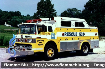 Ford C-850
United States of America-Stati Uniti d'America
Hereford MD Vol. Ambulance Association
