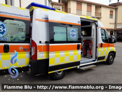 Fiat Ducato X290 
Cooperativa sociale Castel Monte Onlus
Ambulanza convenzionata
SUEM 118 Venezia Emergenza
Ospedale di Jesolo (VE)
"353" "INDIA 3"
Allestimento Orion 
Parole chiave: Fiat Ducato_X290 Ambulanza