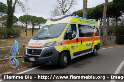 Fiat Ducato X290 
Azienda ULSS 4 Veneto Orientale
SUEM 118 ULSS 4 Emergenza
Ospedale di Jesolo (VE)
Allestimento Pam Mobility
"INDIA 4" 
Parole chiave: Fiat Ducato_X290 Ambulanza