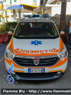 Dacia Lodgy
Pubblica Assistenza Volontari Del Soccorso S.Anna Rapallo (GE)
Allestimento AVS
Codice Automezzo: 4519 
Tango 2
Automedica 
Parole chiave: Dacia Lodgy Automedica 