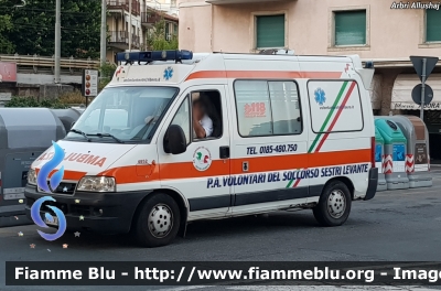 Fiat Ducato III serie
Pubblica Assistenza Volontari del Soccorso Sestri Levante (GE)
Allestimento Savio
Parole chiave: Fiat Ducato_IIIserie Ambulanza