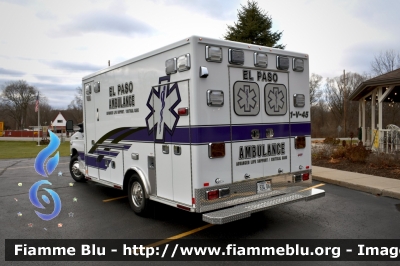 Ford E-450
United States of America - Stati Uniti d'America
El Paso IL Emergency Squad
Parole chiave: Ambulanza Ambulance