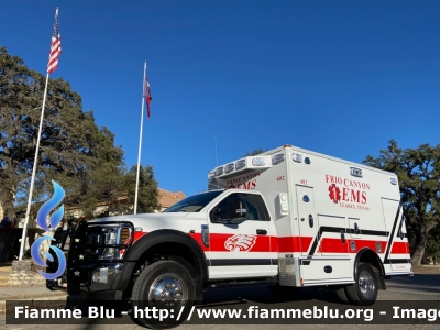 Ford F-450
United States of America - Stati Uniti d'America
Frio Canyon TX EMS
Parole chiave: Ambulanza Ambulance