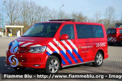 Volkswagen Transporter T6
Nederland - Netherlands - Paesi Bassi
Brandweer Regio 20 Midden en West-Brabant
20-5092
