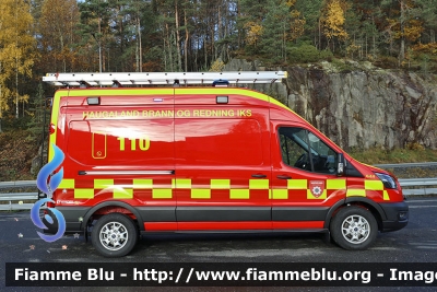 Ford Transit VIII serie
Kongeriket Norge - Kongeriket Noreg - Norvegia
Haugaland Brann og Redning
