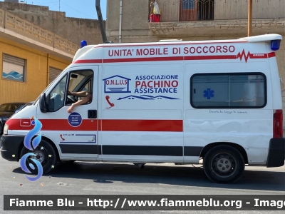 Fiat Ducato III Serie
O.N.L.U.S. Pachino Assistance
Unità Mobile di Soccorso 
Allestimento Orion
Parole chiave: Fiat Ducato_IIISerie Ambulanza