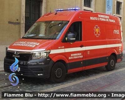 Man TGE
Portugal - Portogallo
Bombeiros Voluntários Beato e Penha de França
Parole chiave: Ambulance Ambulanza