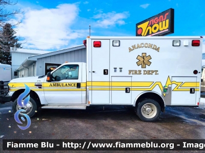 Ford F-450
United States of America-Stati Uniti d'America
Anaconda MT Fire Department
Parole chiave: Ambulanza Ambulance