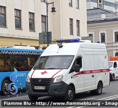 GaZ
Российская Федерация - Federazione Russa
скорая медицинская помощь - Ambulanza Servizio Sanitario BLS
