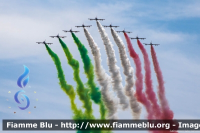 Aermacchi MB339PAN
Aeronautica Militare Italiana
313° Gruppo Addestramento Acrobatico
Stagione esibizioni 2020
Passaggio su Provincie 
durante lockdown
Parole chiave: Aermacchi MB339PAN