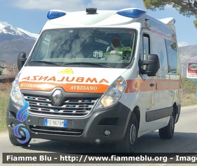 Renault master IV serie 
Misericordia di Avezzano 
Parole chiave: Ambulanza misericordia di Avezzano Renault master