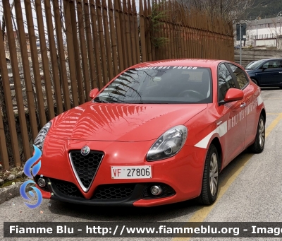 Alfa Romeo Nuova Giulietta restyle 
Vigili del Fuoco 
Comando provinciale di L’Aquila 
VF 27806
Parole chiave: Alfa-Romeo Nuova_Giulietta_restyle VF27806